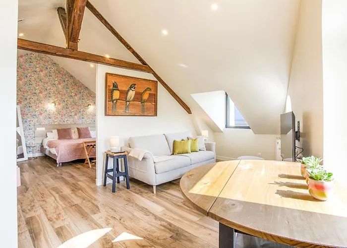 公寓 Beau L.o.f.t. Sous Les Toits - Vue Sur 2 A 4 Personnes - La Vague *